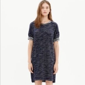 Madewell Dress Navy Knit Short Sleeved Sweater Sml